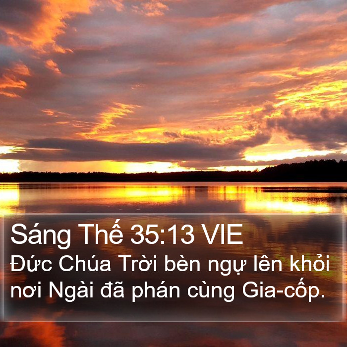 Sáng Thế 35:13 VIE Bible Study