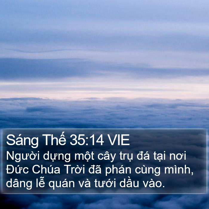 Sáng Thế 35:14 VIE Bible Study