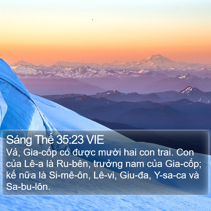 Sáng Thế 35:23 VIE Bible Study