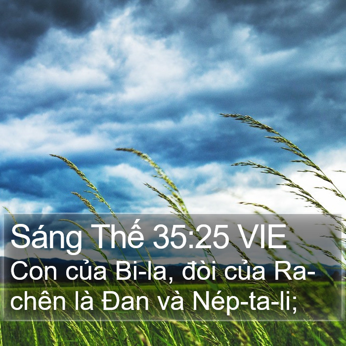 Sáng Thế 35:25 VIE Bible Study