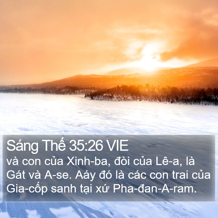 Sáng Thế 35:26 VIE Bible Study