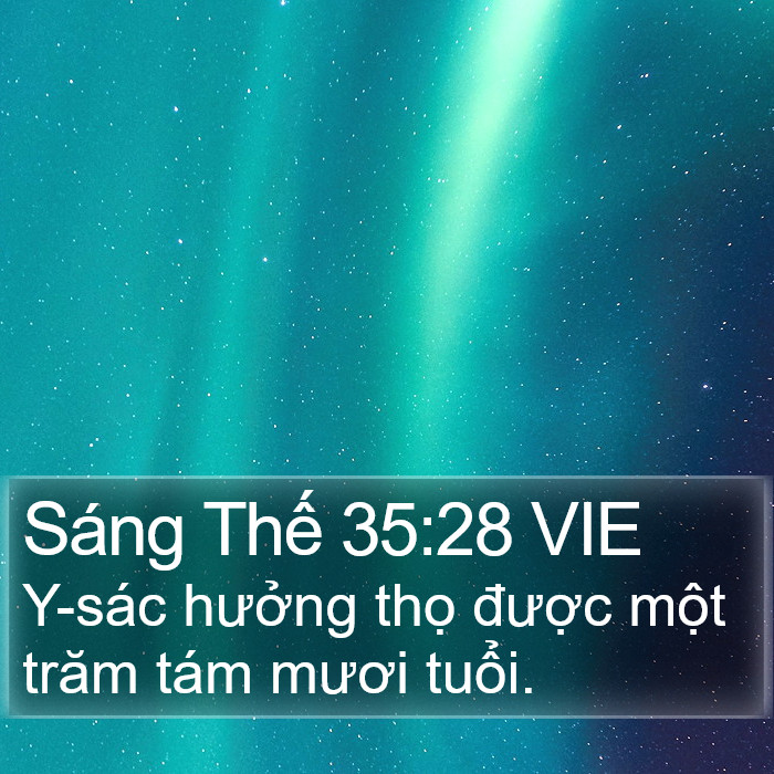 Sáng Thế 35:28 VIE Bible Study