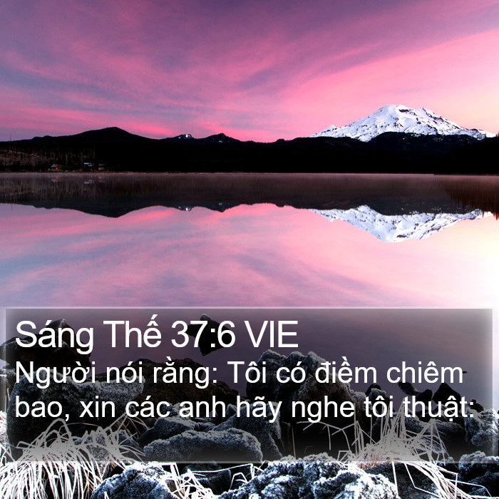 Sáng Thế 37:6 VIE Bible Study