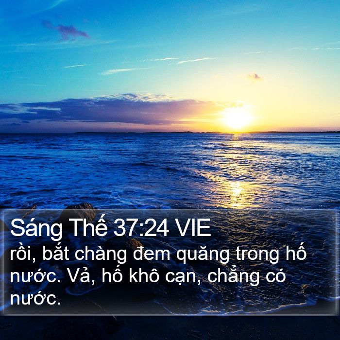 Sáng Thế 37:24 VIE Bible Study