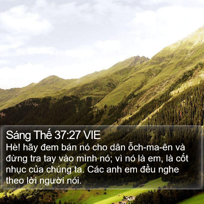 Sáng Thế 37:27 VIE Bible Study