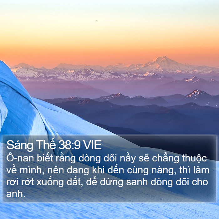 Sáng Thế 38:9 VIE Bible Study