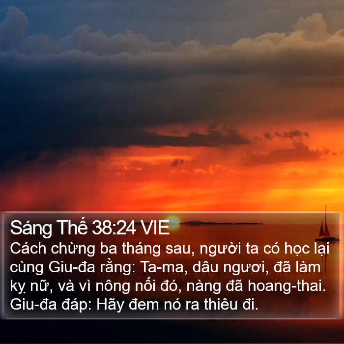 Sáng Thế 38:24 VIE Bible Study