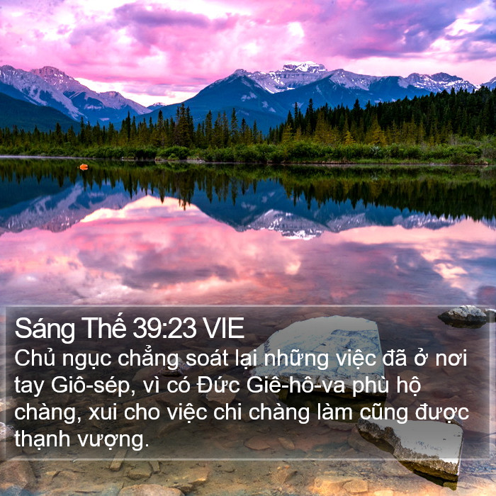 Sáng Thế 39:23 VIE Bible Study