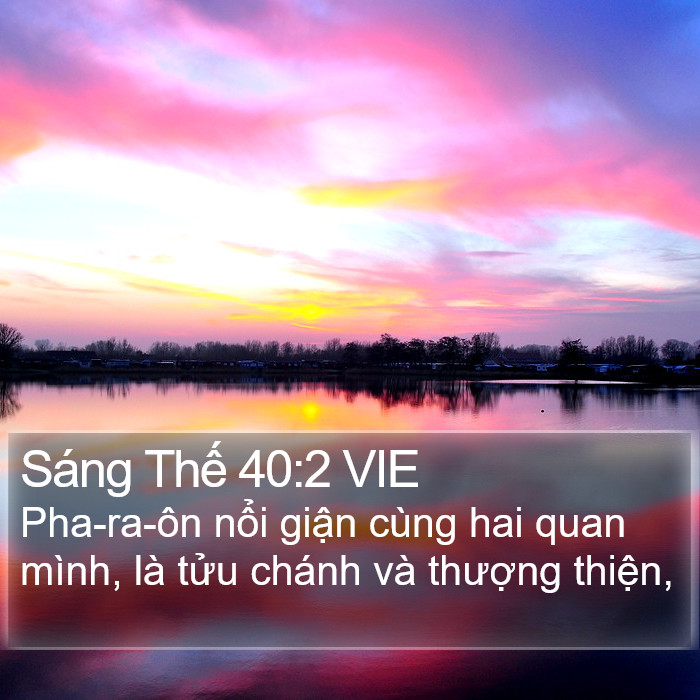 Sáng Thế 40:2 VIE Bible Study