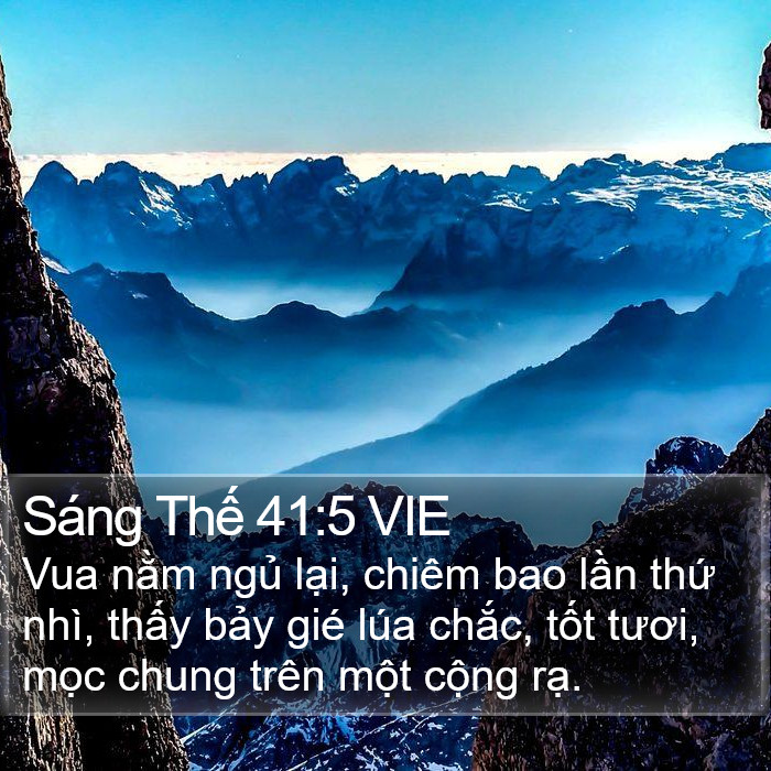 Sáng Thế 41:5 VIE Bible Study