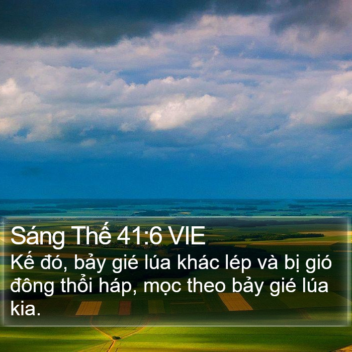 Sáng Thế 41:6 VIE Bible Study