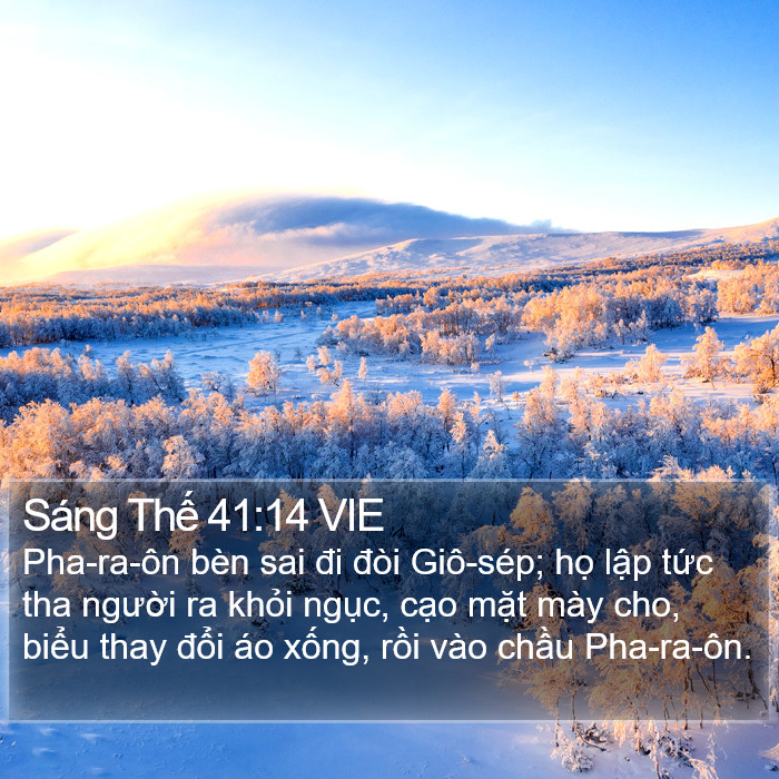 Sáng Thế 41:14 VIE Bible Study