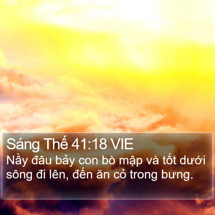 Sáng Thế 41:18 VIE Bible Study