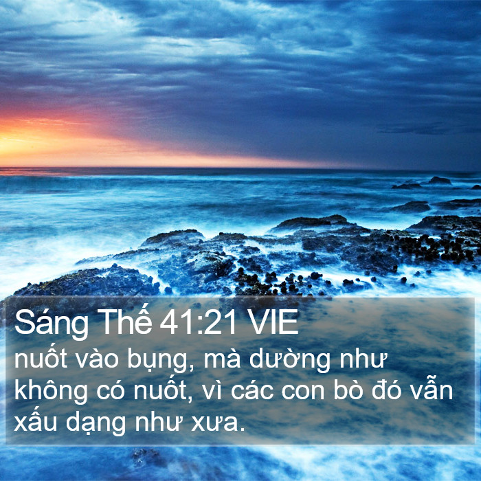 Sáng Thế 41:21 VIE Bible Study