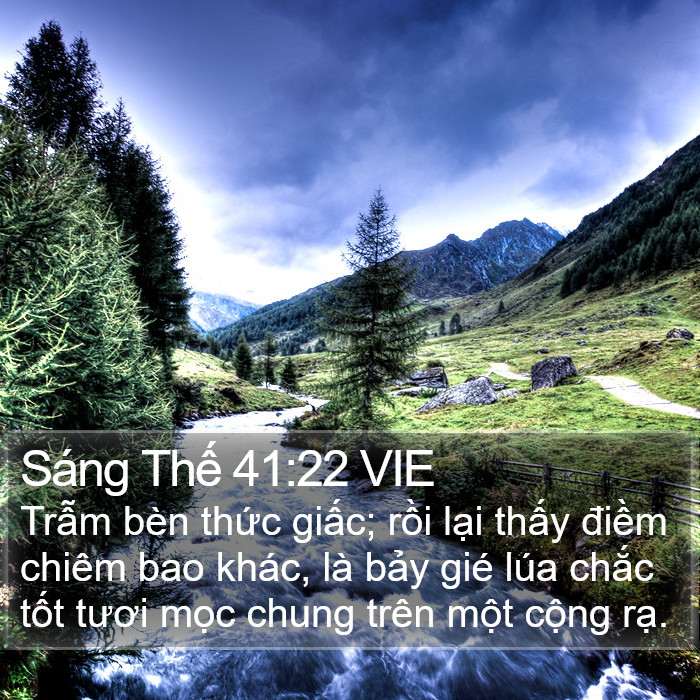 Sáng Thế 41:22 VIE Bible Study