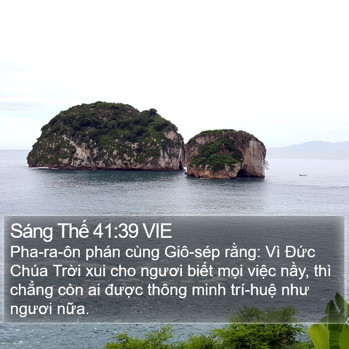 Sáng Thế 41:39 VIE Bible Study