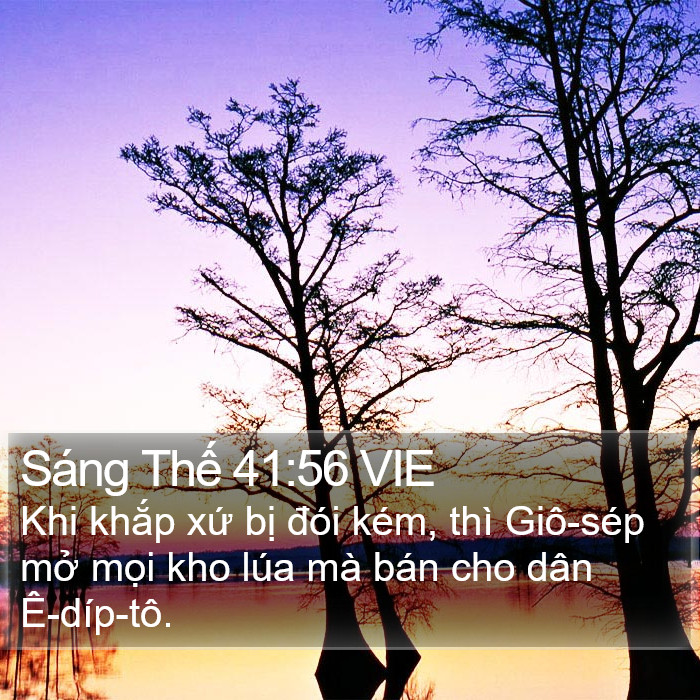 Sáng Thế 41:56 VIE Bible Study