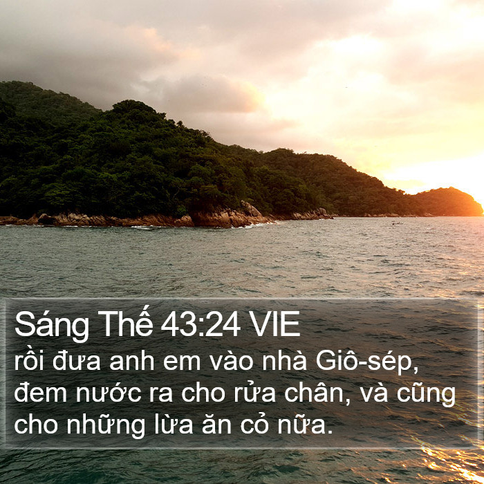 Sáng Thế 43:24 VIE Bible Study