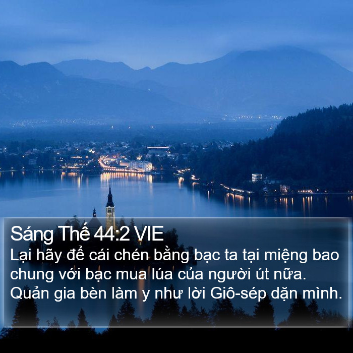 Sáng Thế 44:2 VIE Bible Study