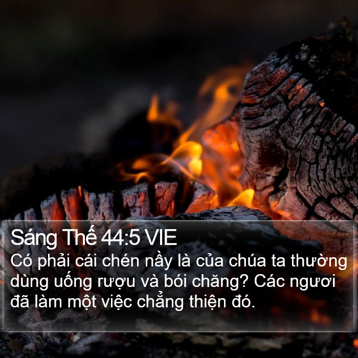 Sáng Thế 44:5 VIE Bible Study