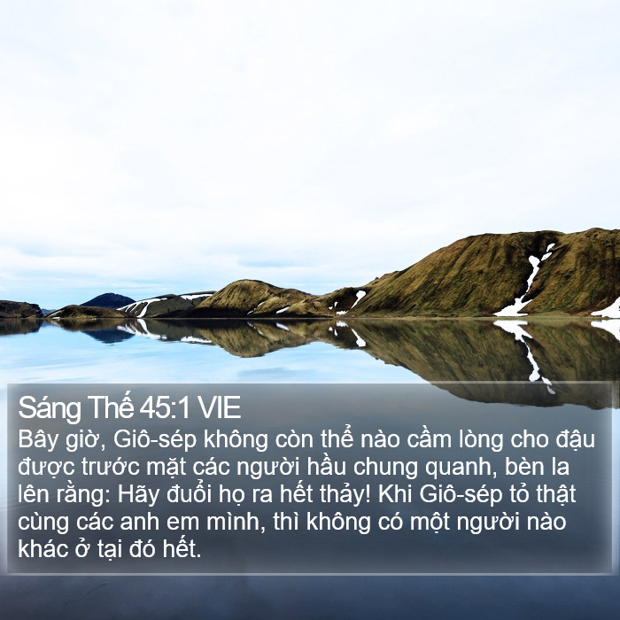 Sáng Thế 45:1 VIE Bible Study