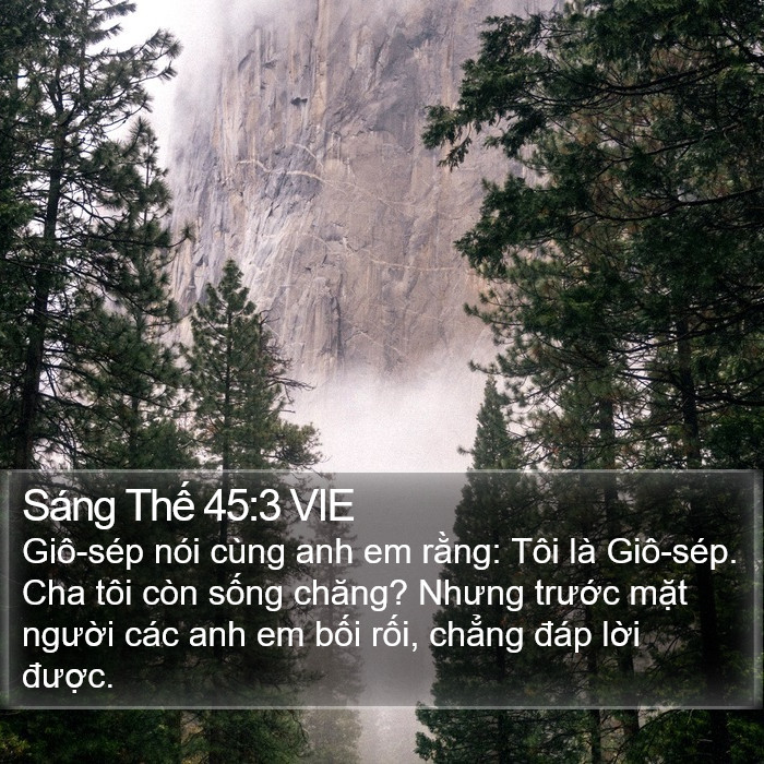 Sáng Thế 45:3 VIE Bible Study