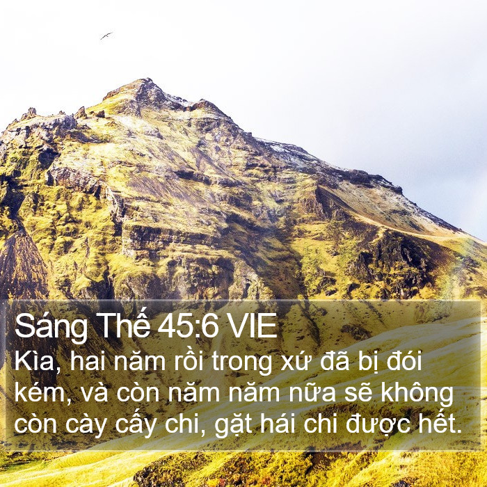 Sáng Thế 45:6 VIE Bible Study