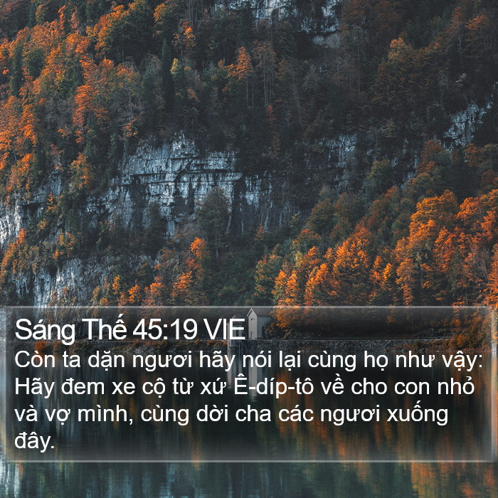Sáng Thế 45:19 VIE Bible Study