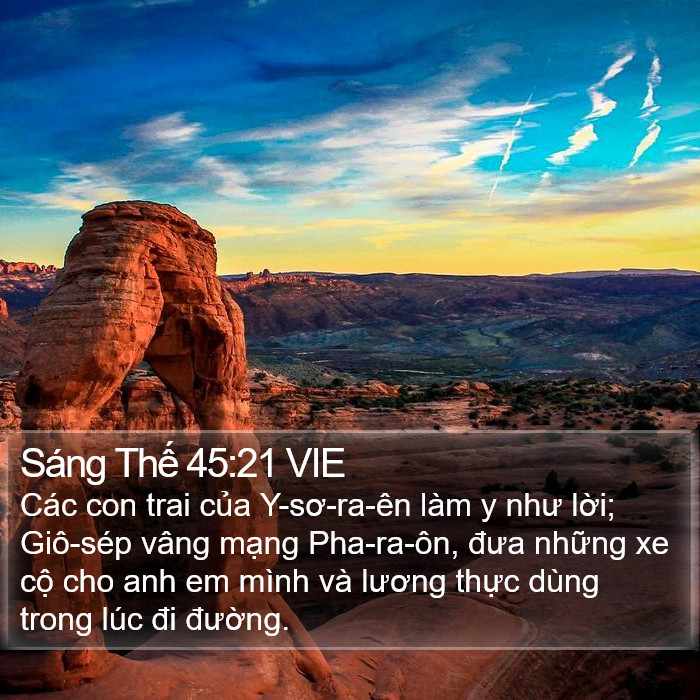 Sáng Thế 45:21 VIE Bible Study