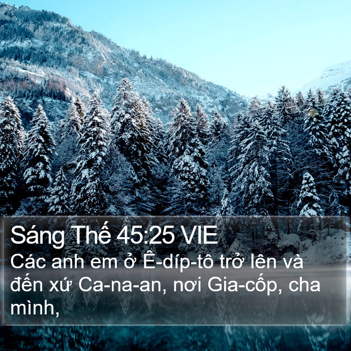 Sáng Thế 45:25 VIE Bible Study