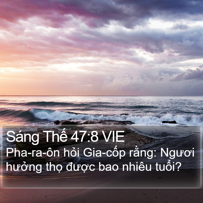Sáng Thế 47:8 VIE Bible Study
