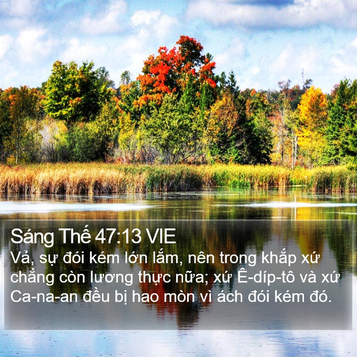 Sáng Thế 47:13 VIE Bible Study