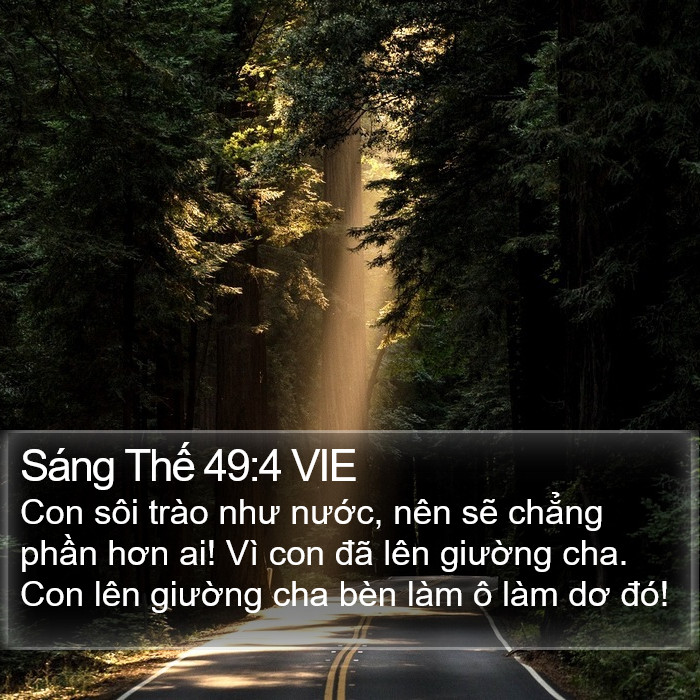 Sáng Thế 49:4 VIE Bible Study