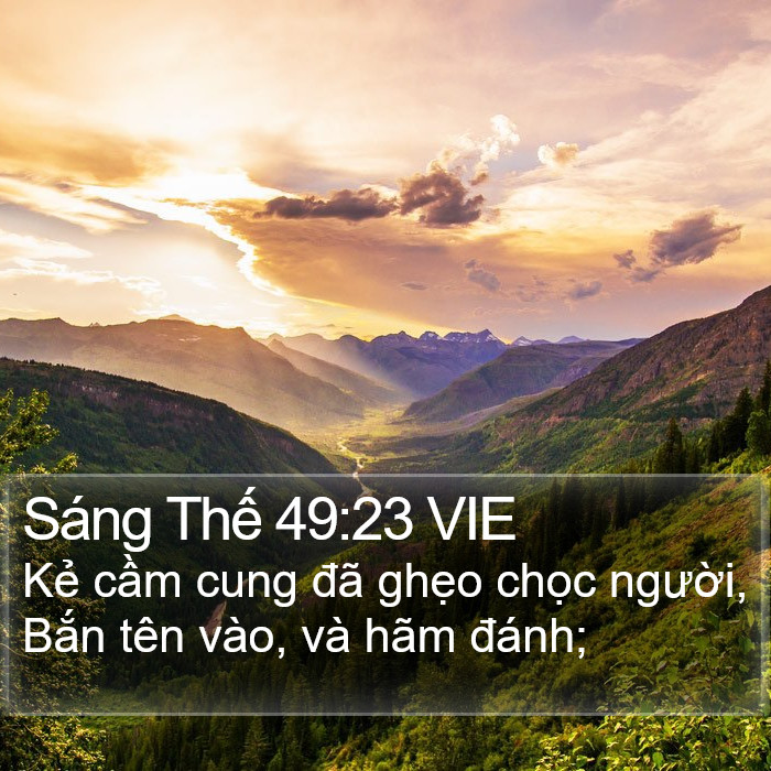Sáng Thế 49:23 VIE Bible Study