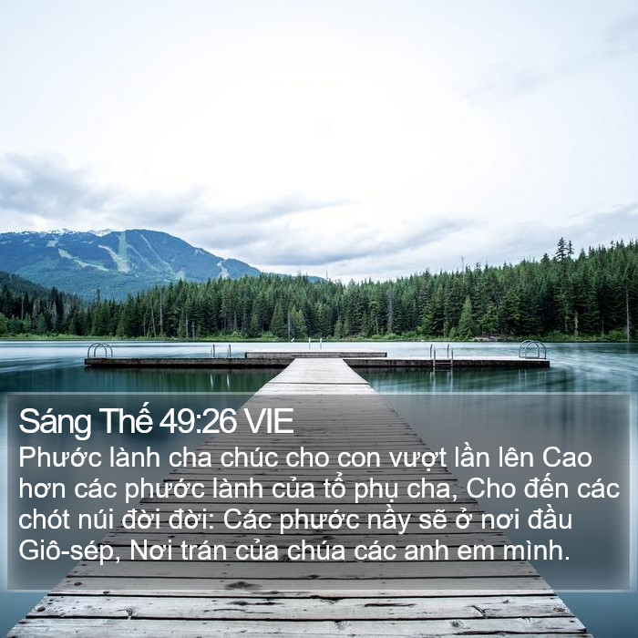 Sáng Thế 49:26 VIE Bible Study