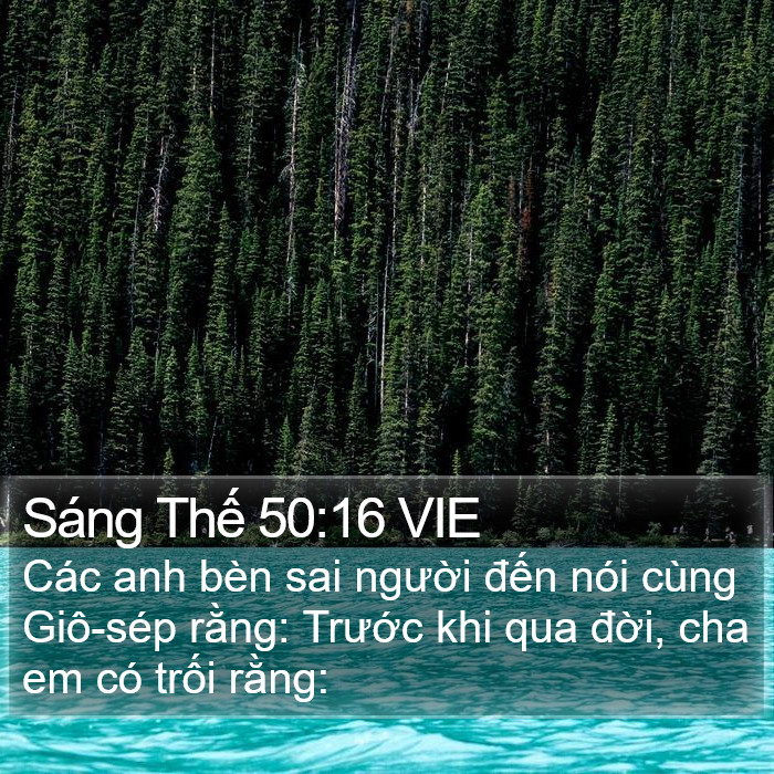 Sáng Thế 50:16 VIE Bible Study