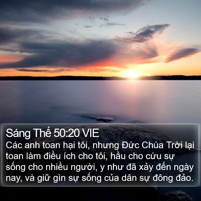 Sáng Thế 50:20 VIE Bible Study