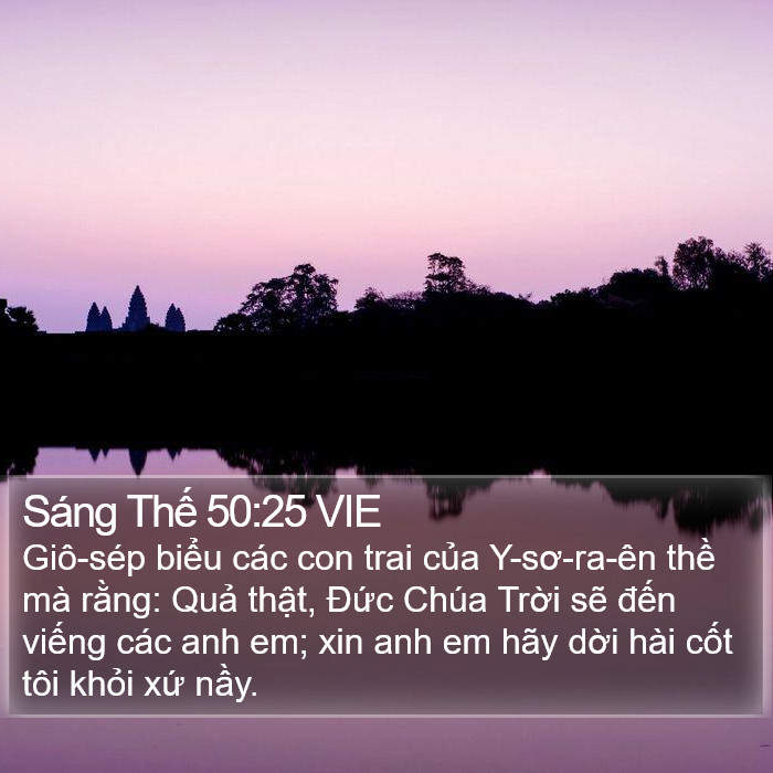 Sáng Thế 50:25 VIE Bible Study