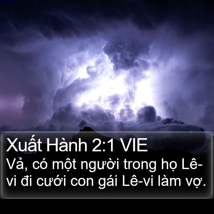Xuất Hành 2:1 VIE Bible Study