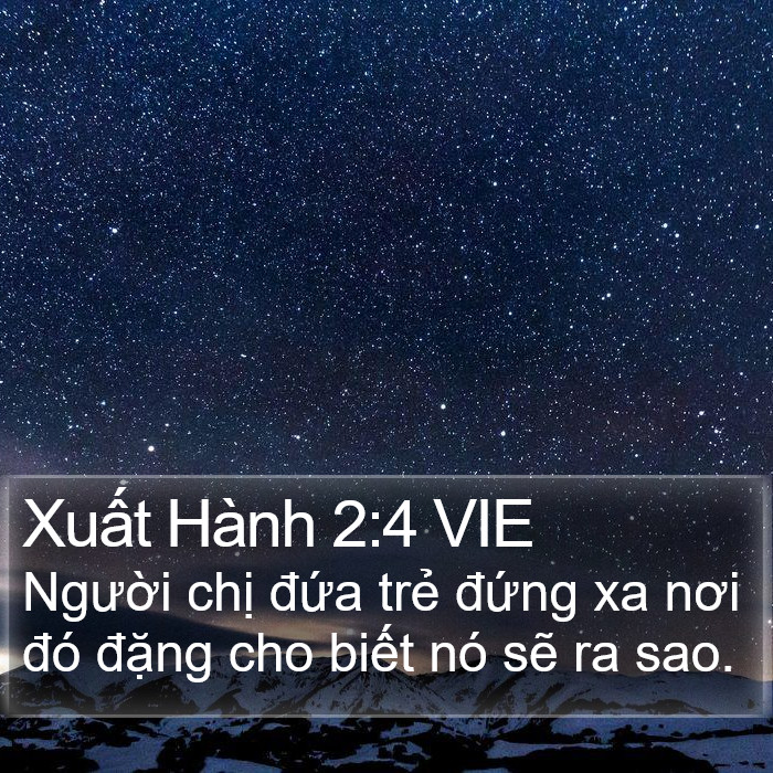 Xuất Hành 2:4 VIE Bible Study