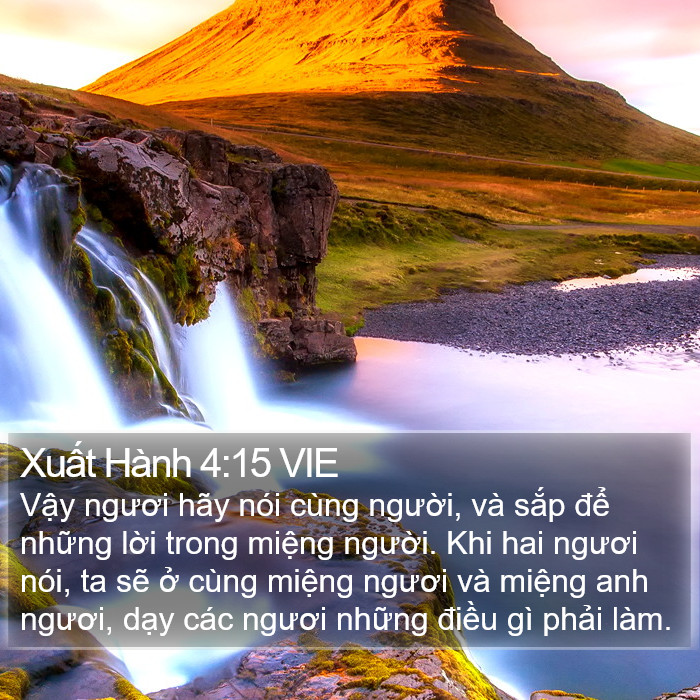 Xuất Hành 4:15 VIE Bible Study