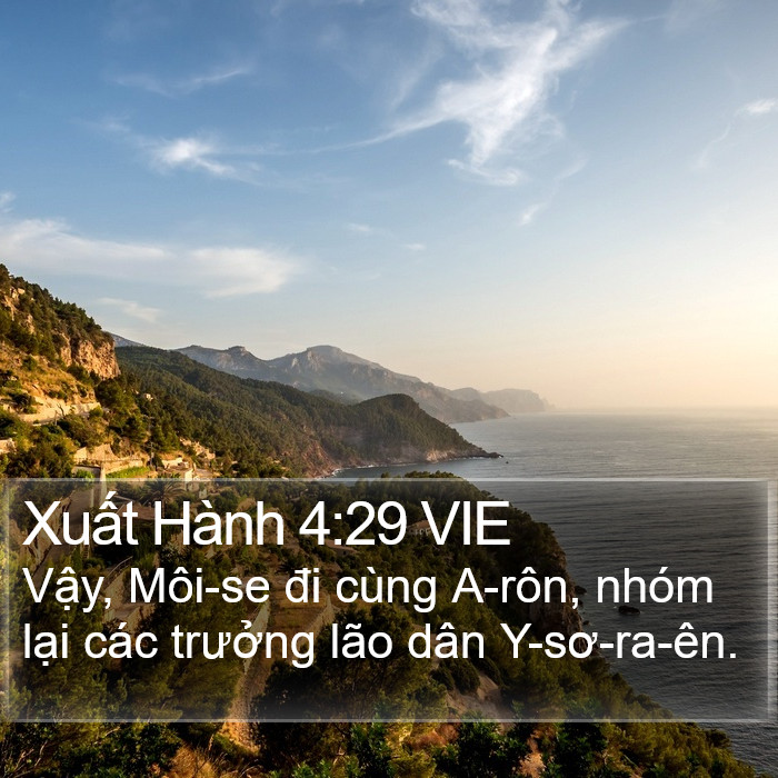 Xuất Hành 4:29 VIE Bible Study