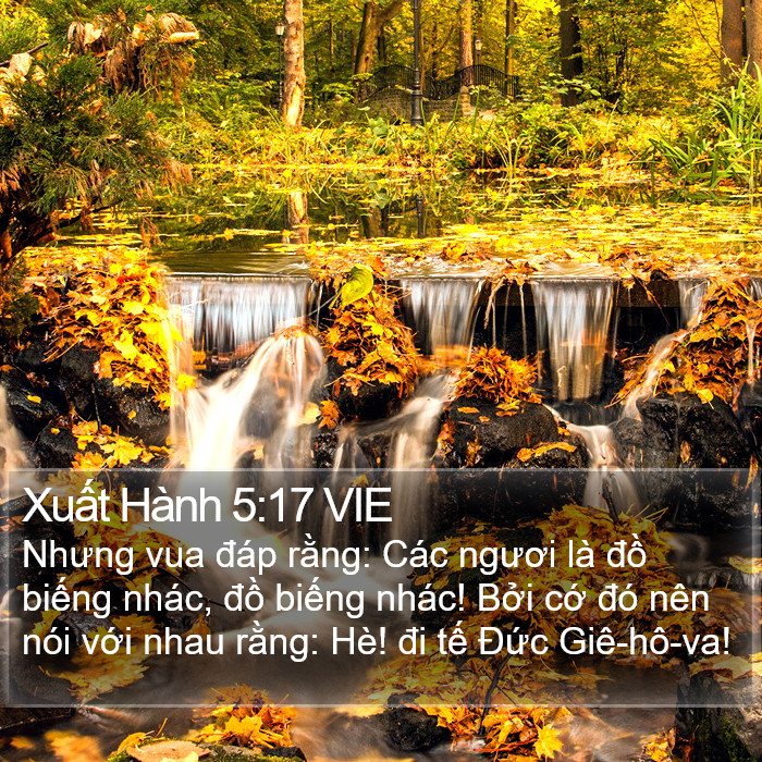 Xuất Hành 5:17 VIE Bible Study