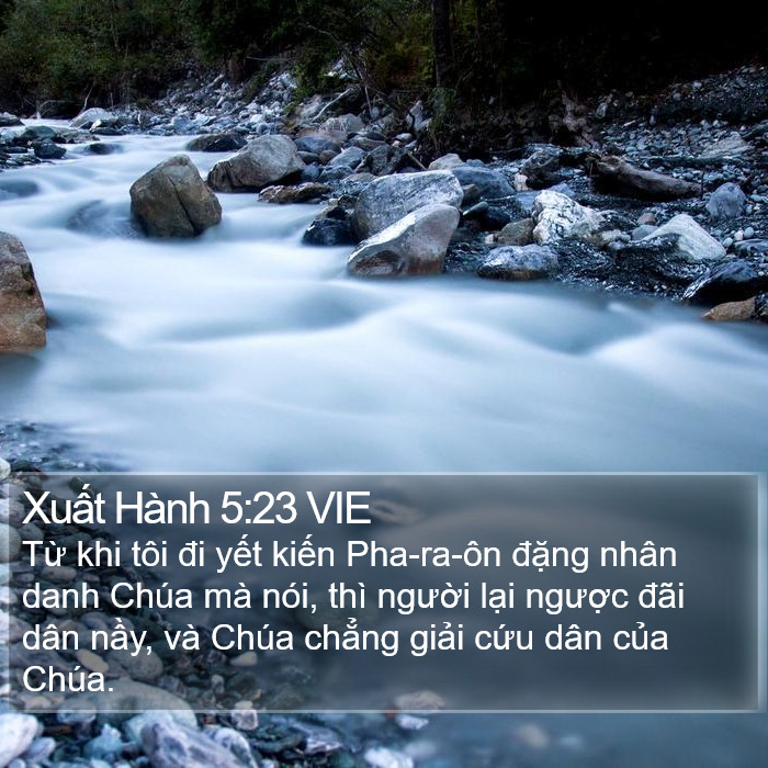 Xuất Hành 5:23 VIE Bible Study