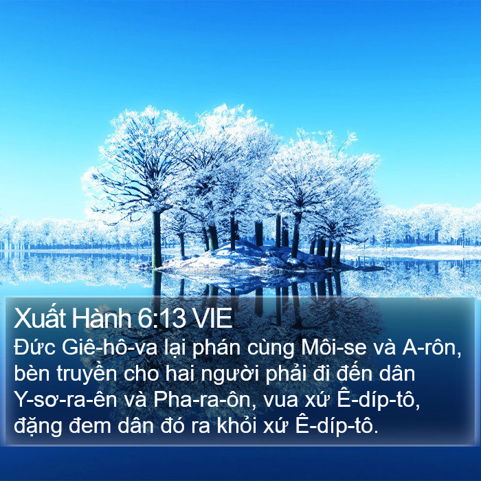 Xuất Hành 6:13 VIE Bible Study