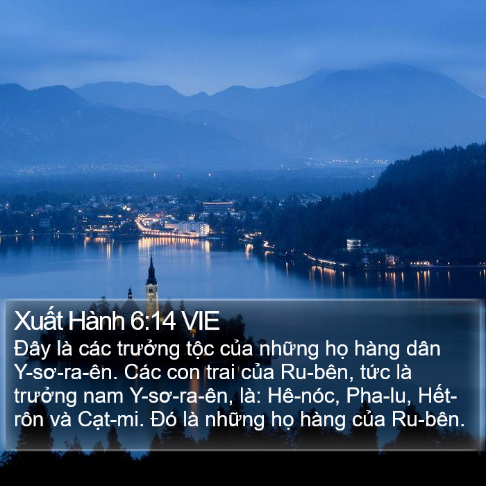 Xuất Hành 6:14 VIE Bible Study