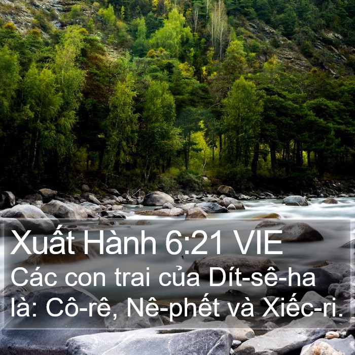 Xuất Hành 6:21 VIE Bible Study