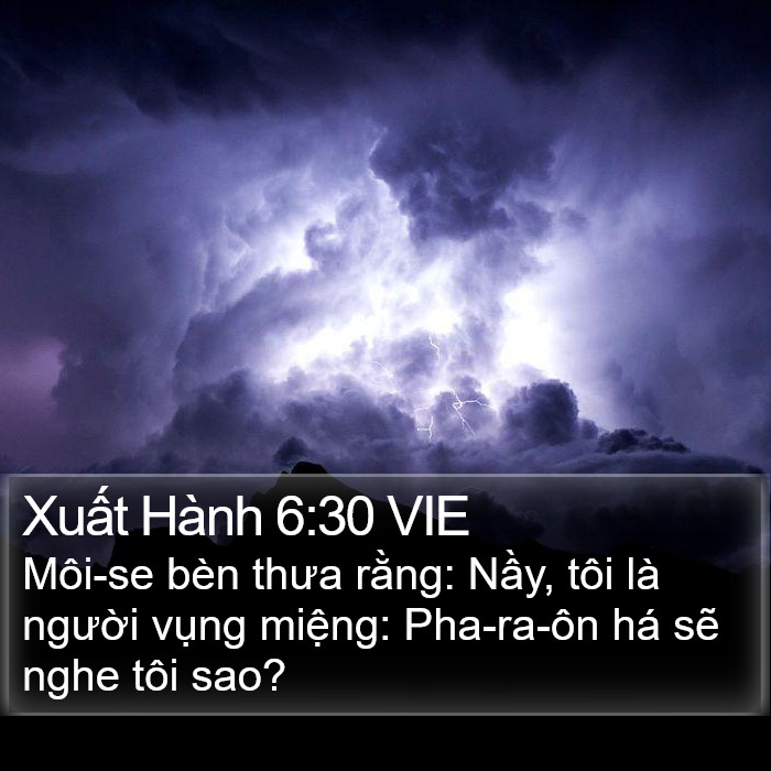 Xuất Hành 6:30 VIE Bible Study