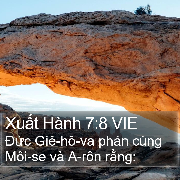 Xuất Hành 7:8 VIE Bible Study