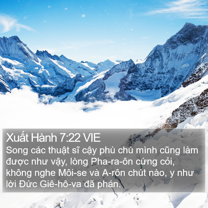 Xuất Hành 7:22 VIE Bible Study